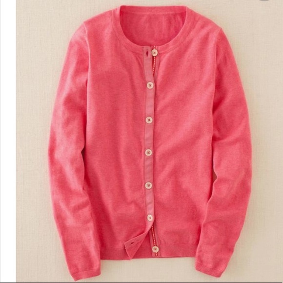 boden pink cardigan